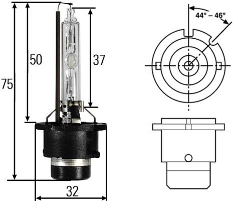 Obrázok żiarovka HELLA  8GS007949101