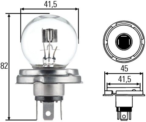 Obrázok żiarovka HELLA STANDARD 8GD002088071