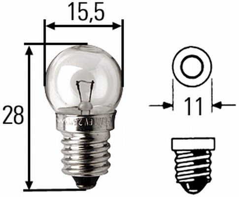 Obrázok żiarovka HELLA  8GP002096061