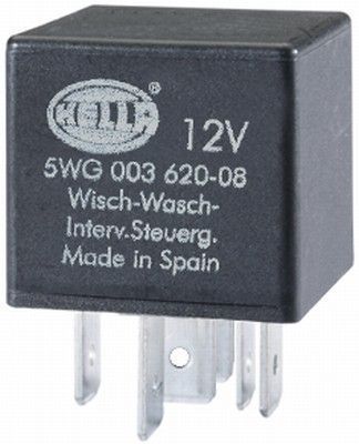 Obrázok Relé intervalu stierania/ostrekovania HELLA  5WG003620081