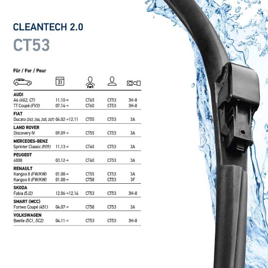 Obrázok Stieracia lišta HELLA CLEANTECH 9XW358053211
