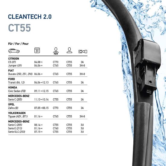 Obrázok Stieracia lišta HELLA CLEANTECH 9XW358053221