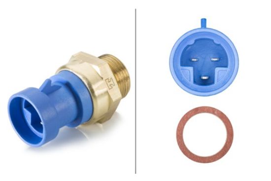 Obrázok Teplotný spínač ventilátora chladenia HELLA  6ZT007837111