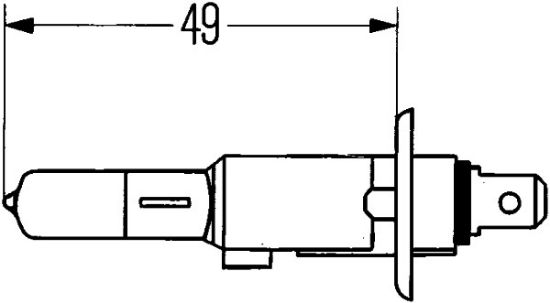 Obrázok żiarovka pre hlavný svetlomet HELLA  8GH002089501