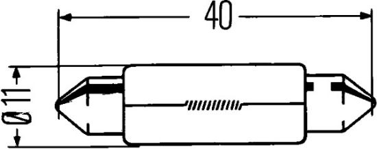 Obrázok żiarovka HELLA STANDARD 8GM002091131