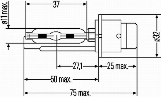 Obrázok żiarovka HELLA  8GS007949101