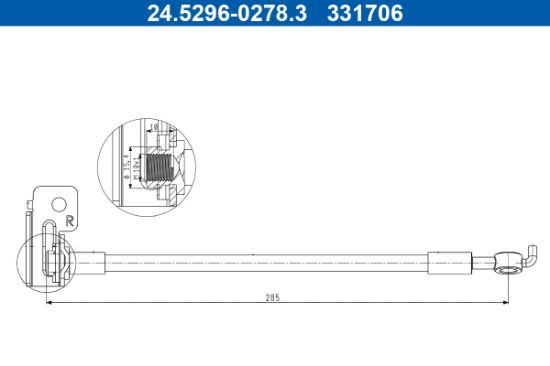 Obrázok Brzdová hadica ATE  24529602783