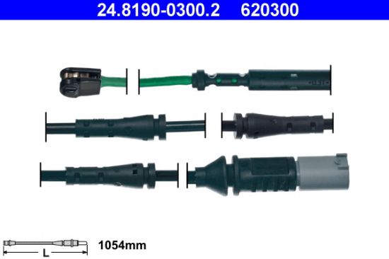 Obrázok Výstrażný kontakt opotrebenia brzdového oblożenia ATE  24819003002