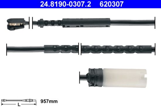 Obrázok Výstrażný kontakt opotrebenia brzdového oblożenia ATE  24819003072