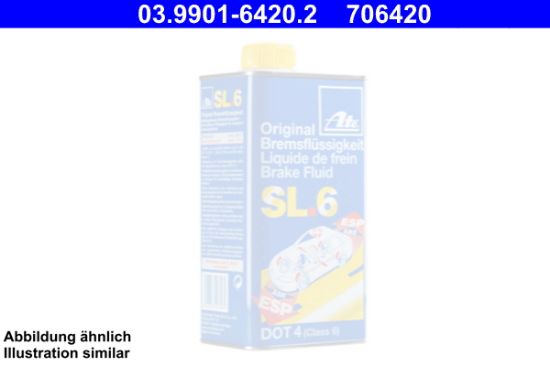 Obrázok Brzdová kvapalina ATE SL.6 DOT4 03990164202
