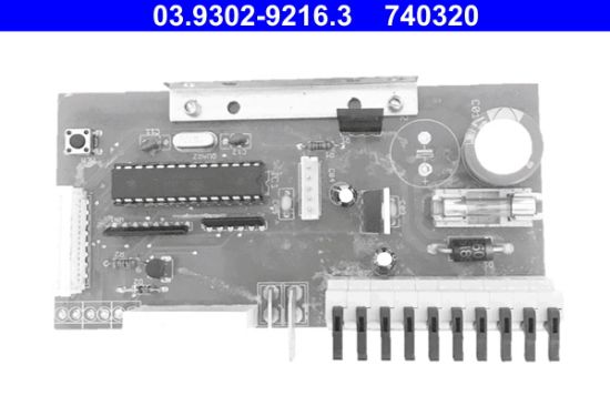 Obrázok Doska plošných spojov, zar. na plnenie/odvzduš. (hydr. bŕzd) ATE  03930292163