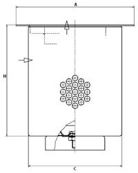 Obrázok Filter sekundárneho vzduchu MANN-FILTER  C212071