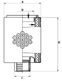 Obrázok Olejový filter MANN-FILTER  HU7004x