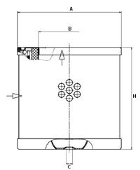 Obrázok Filter, stlačený vzduch MANN-FILTER  LE6010