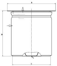 Obrázok Palivový filter MANN-FILTER  PU935x