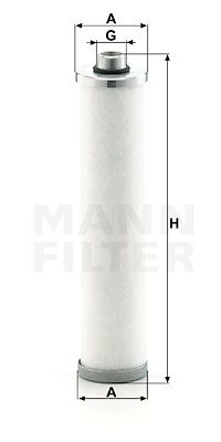 Obrázok Filter, stlačený vzduch MANN-FILTER  4930055291