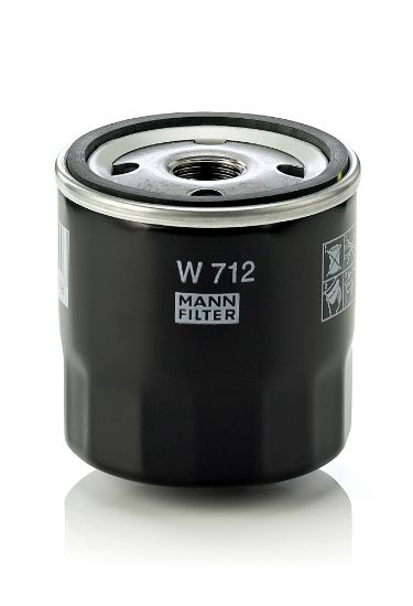 Obrázok Filter pracovnej hydrauliky MANN-FILTER  W712