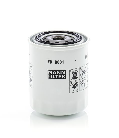 Obrázok Filter pracovnej hydrauliky MANN-FILTER  WD8001