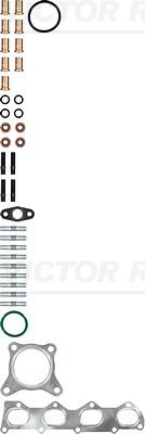 Obrázok Turbodúchadlo - montáżna sada VICTOR REINZ  041034501