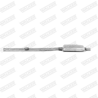 Obrázok Predný tlmič výfuku WALKER  01581