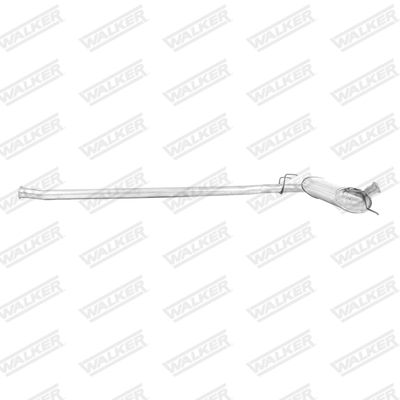 Obrázok Stredný tlmič výfuku WALKER  70440