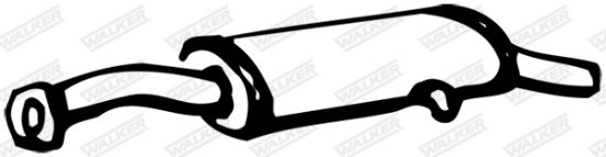 Obrázok Koncový tlmič výfuku WALKER  03468