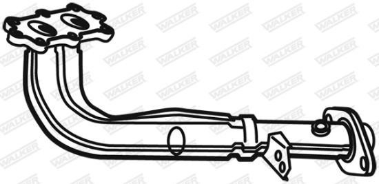 Obrázok Výfukové potrubie WALKER  03486