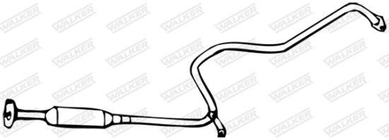Obrázok Stredný tlmič výfuku WALKER  16595
