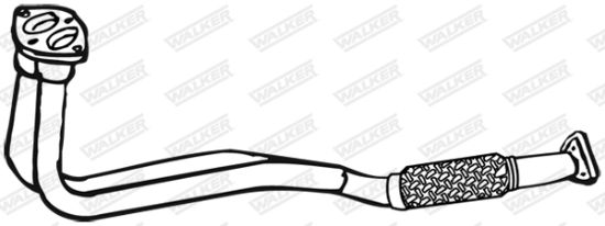 Obrázok Výfukové potrubie WALKER  21549