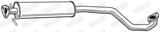 Obrázok Stredný tlmič výfuku WALKER  22815