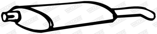 Obrázok Koncový tlmič výfuku WALKER  70322