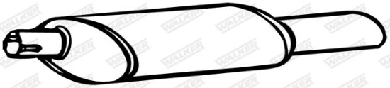 Obrázok Koncový tlmič výfuku WALKER  70331