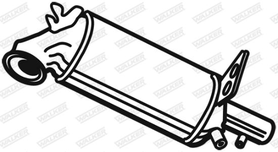 Obrázok Filter sadzí/pevných častíc výfukového systému WALKER EVO C 73045