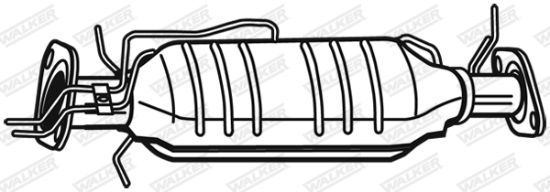 Obrázok Filter sadzí/pevných častíc výfukového systému WALKER EVO C 73050