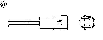 Obrázok Lambda sonda NGK  95256
