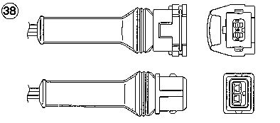 Obrázok Lambda sonda NGK  0253
