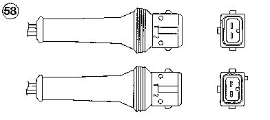 Obrázok Lambda sonda NGK  0201