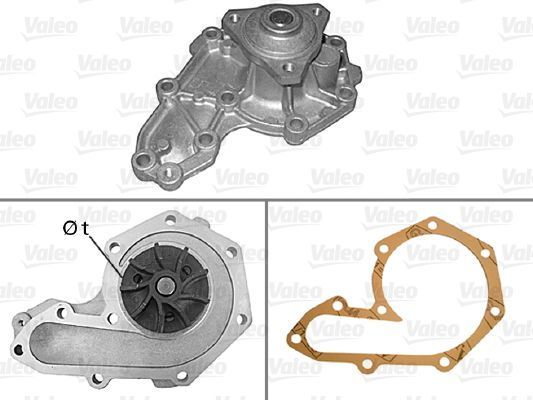 Obrázok Vodné čerpadlo, chladenie motora VALEO  506019