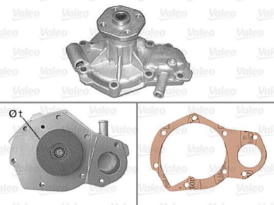 Obrázok Vodné čerpadlo, chladenie motora VALEO  506074