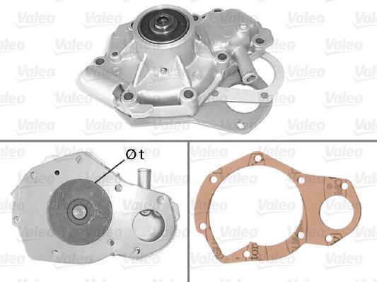 Obrázok Vodné čerpadlo, chladenie motora VALEO  506076