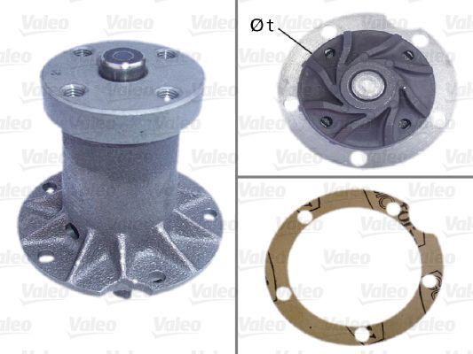 Obrázok Vodné čerpadlo, chladenie motora VALEO  506100