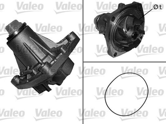 Obrázok Vodné čerpadlo, chladenie motora VALEO  506281