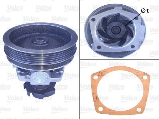 Obrázok Vodné čerpadlo, chladenie motora VALEO  506299