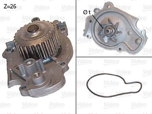 Obrázok Vodné čerpadlo, chladenie motora VALEO  506443