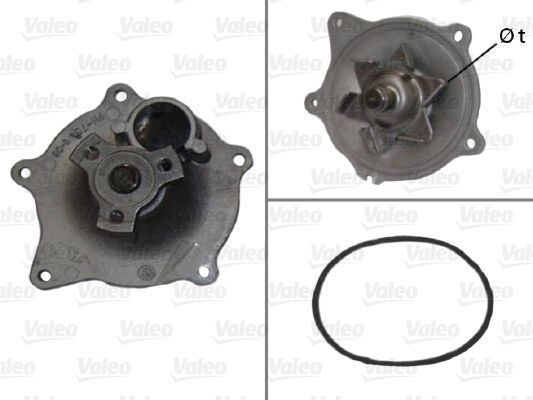 Obrázok Vodné čerpadlo, chladenie motora VALEO  506454