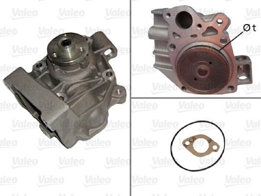 Obrázok Vodné čerpadlo, chladenie motora VALEO  506474