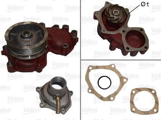 Obrázok Vodné čerpadlo, chladenie motora VALEO  506560