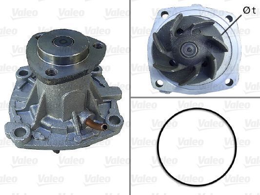 Obrázok Vodné čerpadlo, chladenie motora VALEO  506589