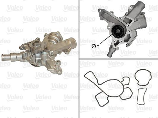 Obrázok Vodné čerpadlo, chladenie motora VALEO  506601