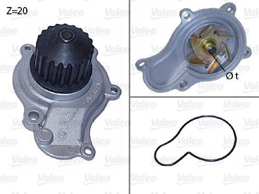 Obrázok Vodné čerpadlo, chladenie motora VALEO  506605